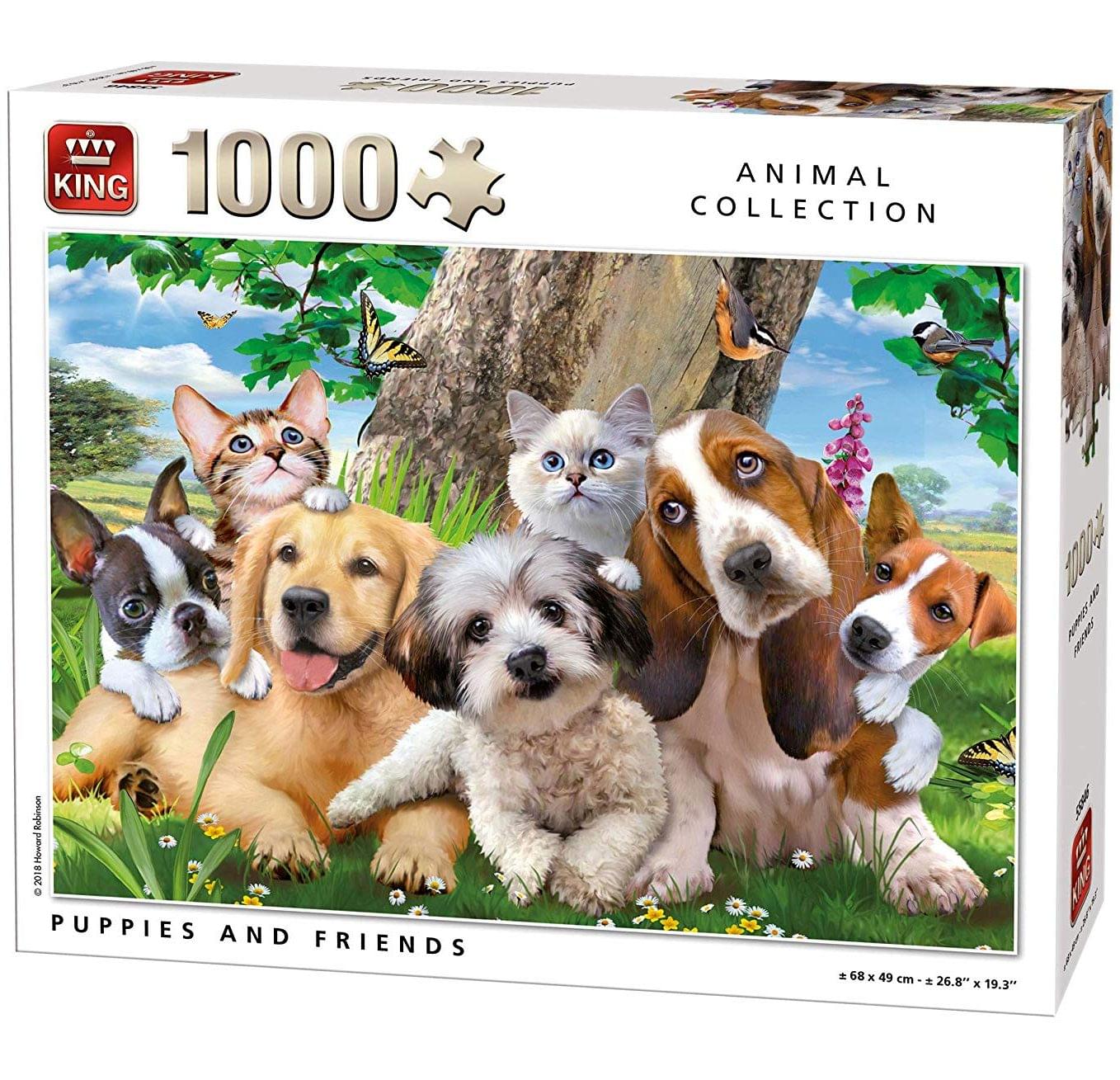 Puzzle Animal Collection - Puppies and Friends 1000pcs